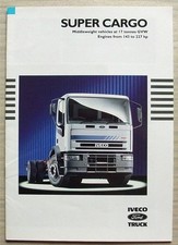 IVECO FORD SUPER CARGO 17 TONNES GVW Commercial Sales Brochure 1995 #BR19A/95