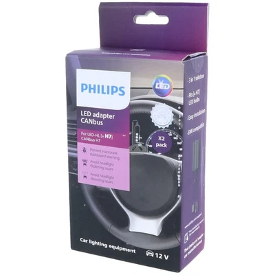 PHILIPS CANBus Adapter H7-LED  für Ultinon Pro6000  3 in 1 Lösung für CANbus - Bild 1 von 4