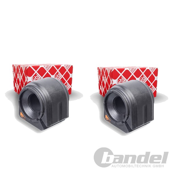 2X Febi Stabilager Gummilager Stabi Hinten Passend FüR Land Rover Discovery Rang-image