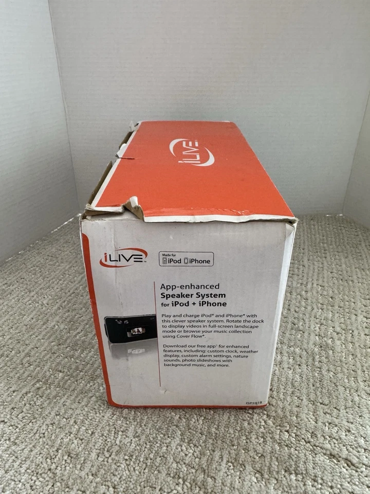 iLive ISP591B iPod iPhone Audio Speaker Dock App Enhanced - Image 4 of 4