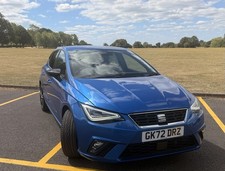 Seat Ibiza FR Model Blue 2022 1.0 Manual Petrol
