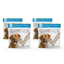 Dental Dog Treats for Oral Care, Fresh Breath Plaque Control - 24 Treats, 4...
