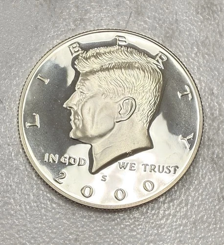 90% Silver Coin - 2000-S Kennedy Half Dollar Proof – From US Mint Set A15