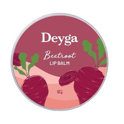 Deyga Beetroot Lip Balm|Tinted Lip Care|For Dry & Chapped Lips|For Women & Men