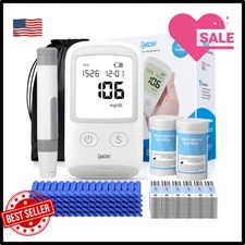 Diabetes Test Kit Blood Sugar Glucose Monitor Meter 100 Pcs Strip Tester Machine