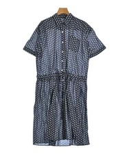Dahl'ia Shirt Dresses NavyxBluexWhite(Patterned) F 2200621128086