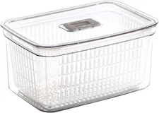| Produce Saver - 23.7 Cup/5.6L | Fridge Storage Containers for Fruits and Veget