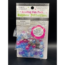 Beading Fun Bead Pack Rainbow Butterflies Arts Crafts