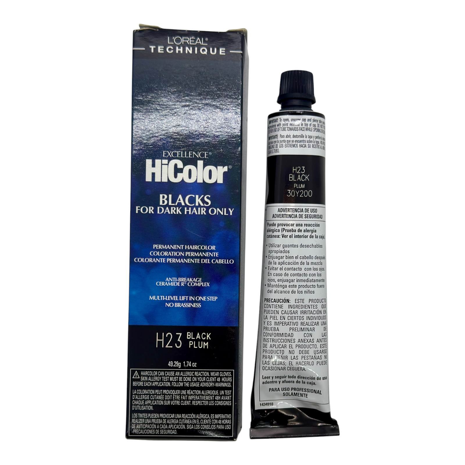 L&rsquo;Or&eacute;al Excellence HiColor H23 Black Plum 2‑Pack &bull; Permanent Hair Color 1.74 oz