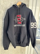 San Diego State University Player Issued Sweatshirt #99 2XL Made In USA Vintage
