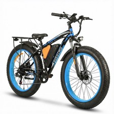 26 Fat Tire Electric Bike for Adults, 1500W 48V 20Ah 30MPH, E-Mountain Bike NFC