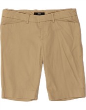 MOSSIMO Womens Casual Shorts US 6 Medium W30 Beige Cotton AD08
