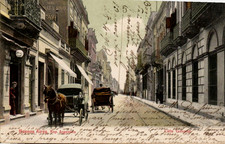 Argentina - Buenos Aires - Calle Tucuman  - Vintage Postcard