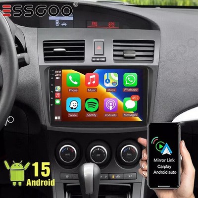 9'' Android 15 For Mazda 3 2010 2011 2012 2013 Car GPS Radio Stereo Carplay 2+32G