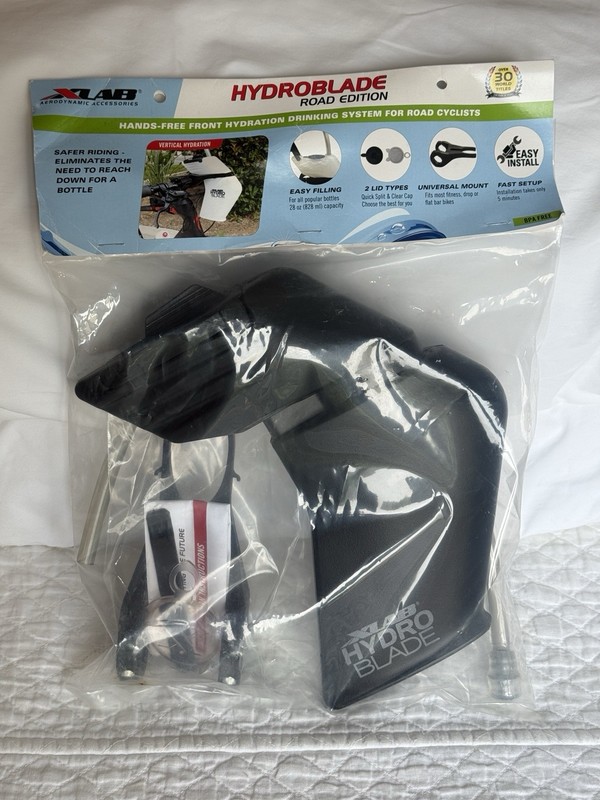 XLAB Hydroblade Cycling Road Edition Vertical Front Hydration System Black NEW