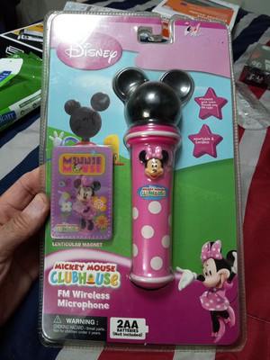 Disney Mickey Mouse Clubhouse FM Wireless Microphone NEW Minnie Mouse