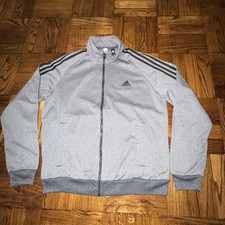 Adidas Essentials 3-Stripes Tricot Track Jacket Men  s size Medium