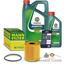 MANN ÖLFILTER+6L CASTROL MAGNATEC 5W-30 FÜR CITROEN C-CROSSER 2.2