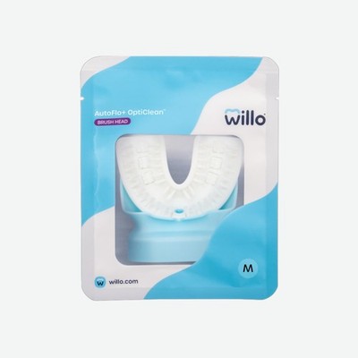 Willo AutoFlo Plus Brush Head Replacement OptiClean Mouthpiece for Use with K...