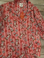 New Strawberry Shortcake Womens Pajamas Set XL Nwt Top Bottom