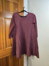 Vasna Md In Italy Blanket Dress Pink Sz M