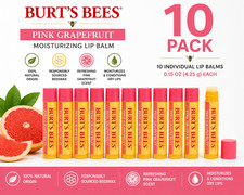 Burt’s Bees Pink Grapefruit Moisturizing Lip Balm – 10 PACK