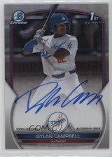 2023 Bowman Draft Chrome Prospect Refractor 45/499 Dylan Campbell Auto 1j9f