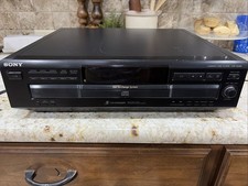 Sony CDP CE335 5 Disc CD Changer Player with Remote Control Tested/Works