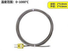 K-type thermocouple probe 1000 degrees automobile track furnace quartz fiber