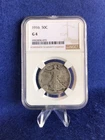1916 Walking Liberty Half Dollar 50c "Semi-Key Coin" *NGC G4 Good*