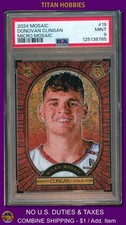 2024-25 Panini Mosaic Micro Mosaic #19 RC Donovan Clingan RC Case Hit SSP PSA 9