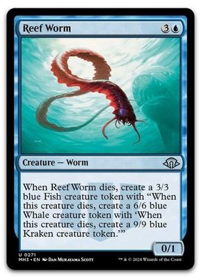 Reef Worm #271 (NM) Modern Horizons 3 MH3 Magic MTG