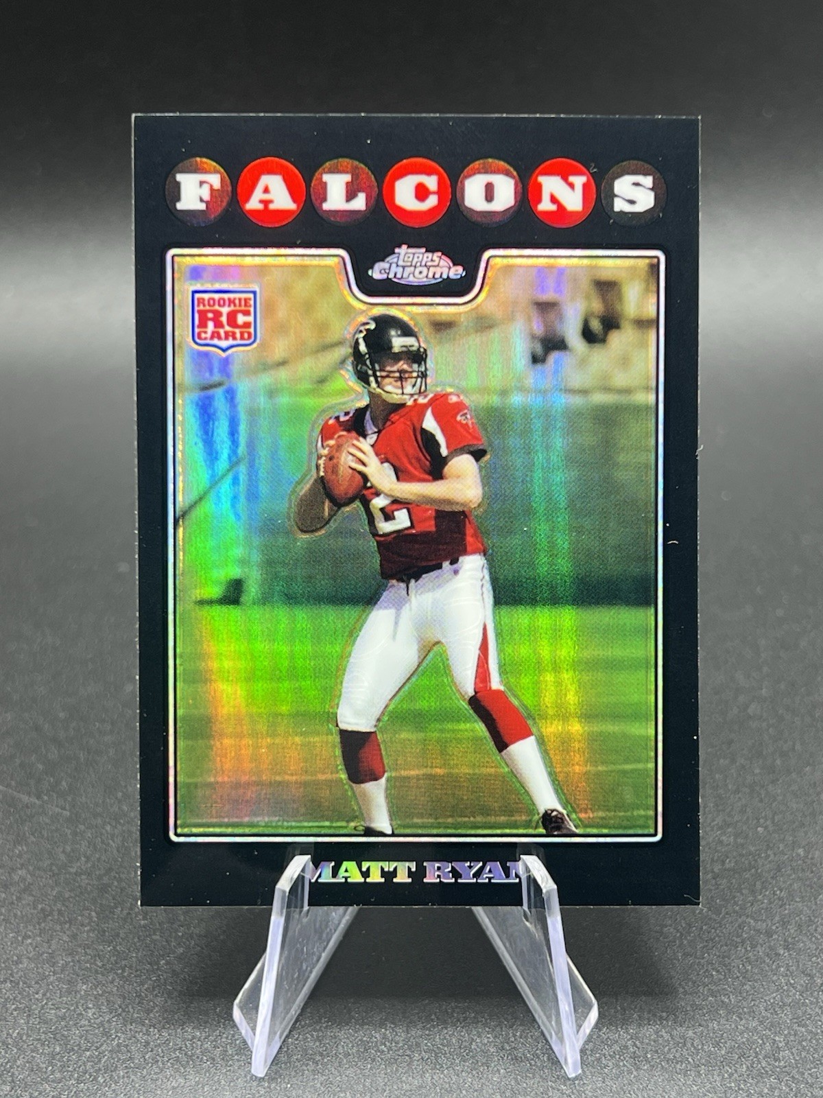 2008 Topps Chrome Refractor Matt Ryan #TC166 Atlanta Falcons RC Rookie