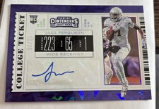 2019 Contenders Draft Jazz Ferguson RC Ticket Auto Cracked Ice /23 Northwestern