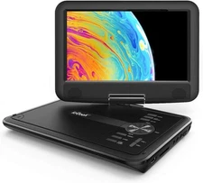 ieGeek 11.5" Portable DVD Player with Swivel Screen,Region Free, Rechargeable