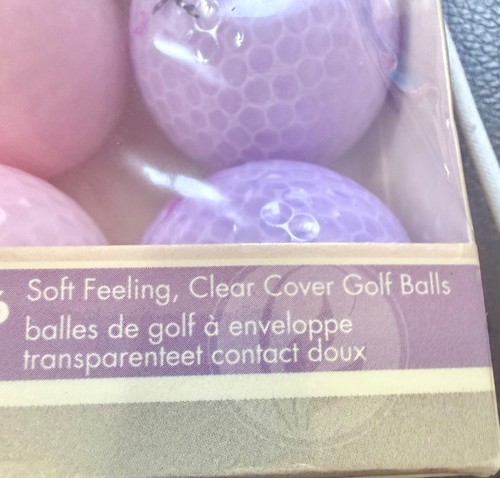 Wilson Hope Golf Ball 6 Pack Breast Awareness Special Pink And Lavender - Picture 2 of 8