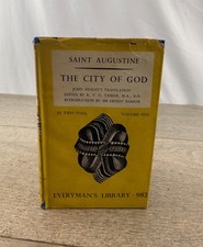Vintage 1945 The City Of God Saint Augustine 1st HC DJ Everymans Library Vol 1