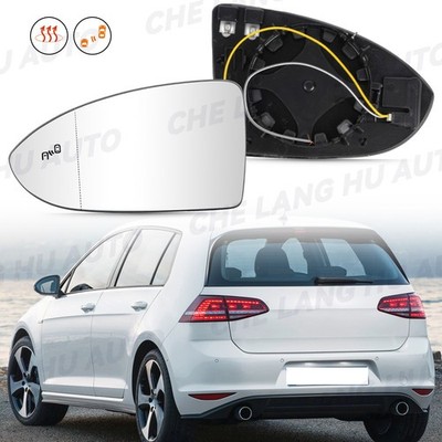 Left Side Blind Spot Heated Mirror Glass For VW Golf 7 Golf 7.5 GTI 2013-2020
