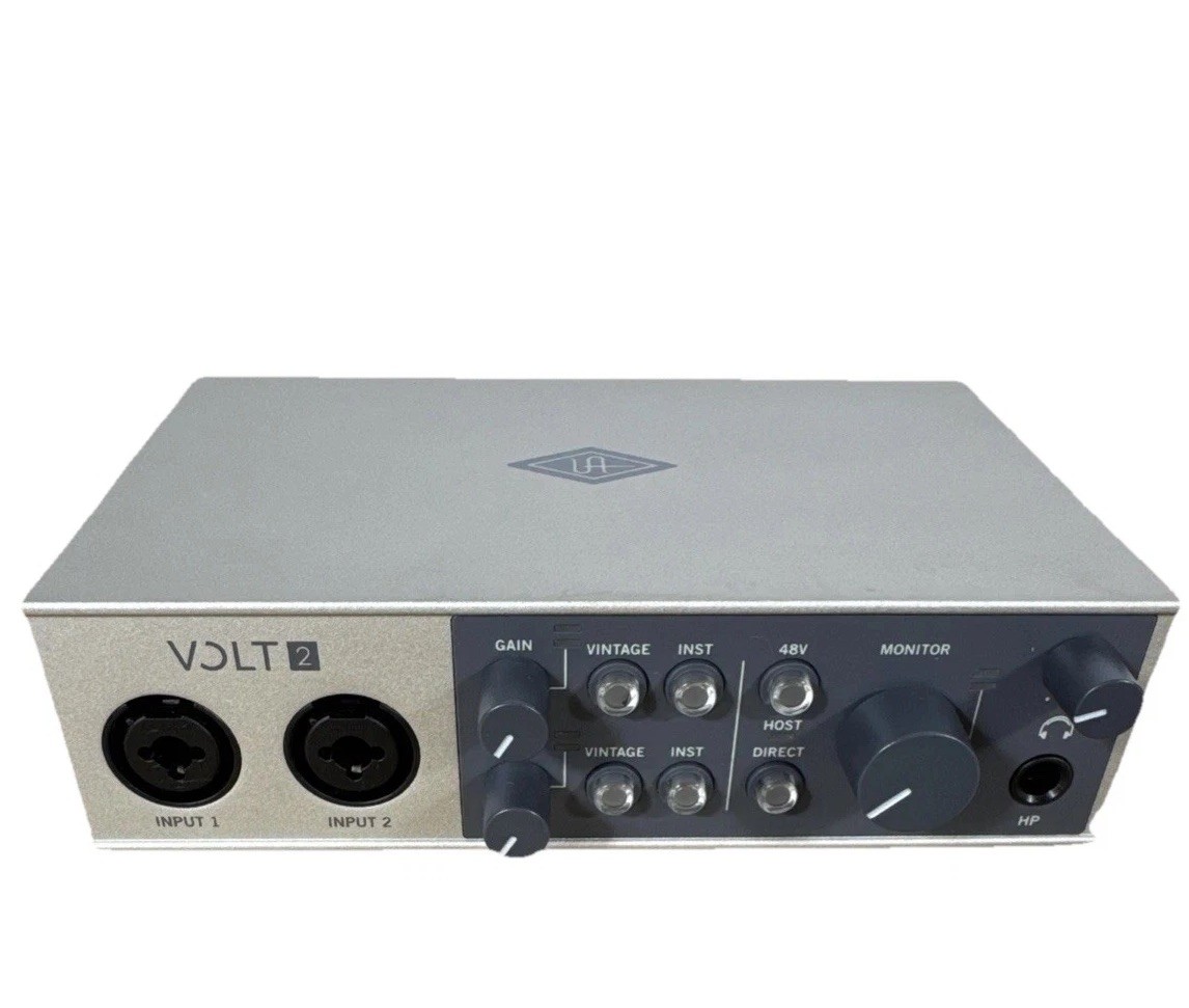 Universal Audio Volt 2 USB Audio Interface Recording Studio 