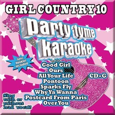 Party Tyme Karaoke Party Tyme Girl Country 10 CD 