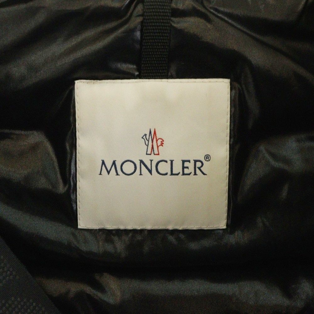 MONCLER ACHARD D20914033285 ACHARD Hooded Zip Up Down Jacket Black thumbnail 7