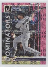 2020 Panini Donruss Dominators Pink Fireworks Austin Meadows #D-8 c4h