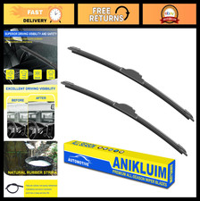 Premium All-season 24 18 Durable Quiet Windshield Wiper Blades - Set Of 2