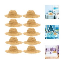 15 Pcs Mini Top Hat Miniature Hats for Crafts Hand Knitting Dollhouse Ornament