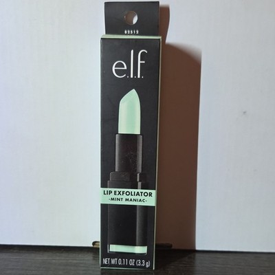 e.l.f. Lip Exfoliator Mint Maniac Mint Green Stick 0.11 oz (3.3 g)
