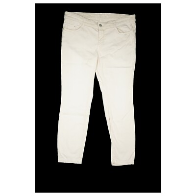 Dream Skin by MAC Womens Stretch Jeans 7/8 Pants Slim Fabric Mid 42 W33 Pink Thin
