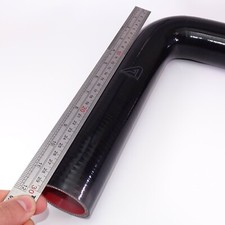 Silicone Hose 90 Degree Elbow Bend - Super Long 300mm Legs Fuel Coolant Safe