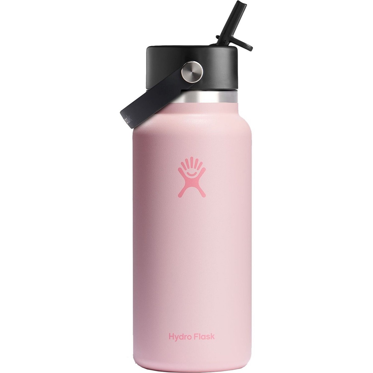 Hydro Flask Dogwood Strawberry Milk Pink 32 oz Wide Mouth Bottle Flex Straw  Cap - Main Image