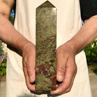 1750g Natural dragon blood stone Obelisk Crystal wand Point Reiki Healing — photo 2