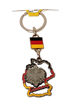 Germany Key Chain - Map/Eagle